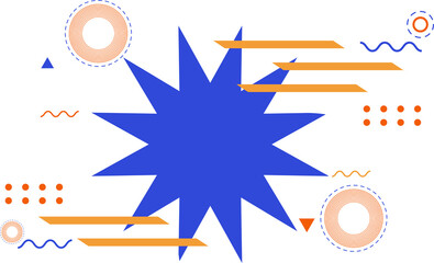 abstract promotion banner design