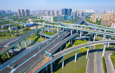 Dongyuan overpass, Ningbo, Zhejiang province, China