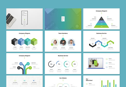 Clean Minimal Presentation Layout