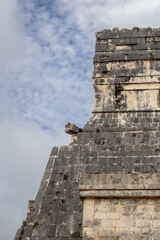 Pirámide maya de Kukulcán El Castillo en Chichén Itzá, México en merida yucatan