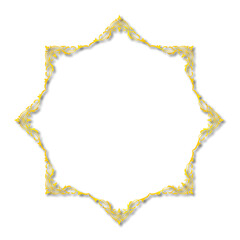 Frame, in the style of an ornament, Vector illustration eps 10, Art.	