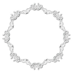 Frame, in the style of an ornament, Vector illustration eps 10, Art.	