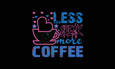 Coffee typography t shirt