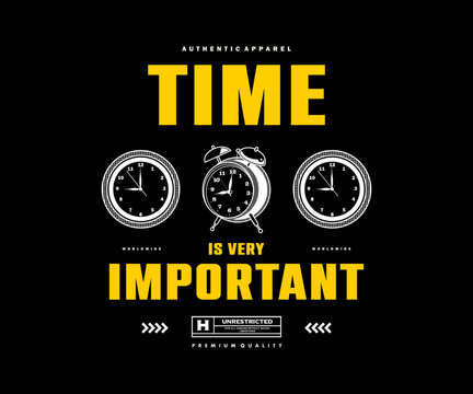 Futuristic  illustration of clock t shirt design, vector graphic, typographic poster or tshirts street wear and Urban style	