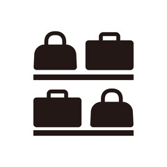 baggage storage icon / public information symbol	
/ png ( background transparent )