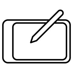 tablet drawing icon