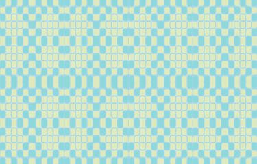 Pastel fabric textile seamless pattern. Art graphic line square shape print vector abstract background. Geometric patterns ethnic boho motif ancient vintage retro modern style.