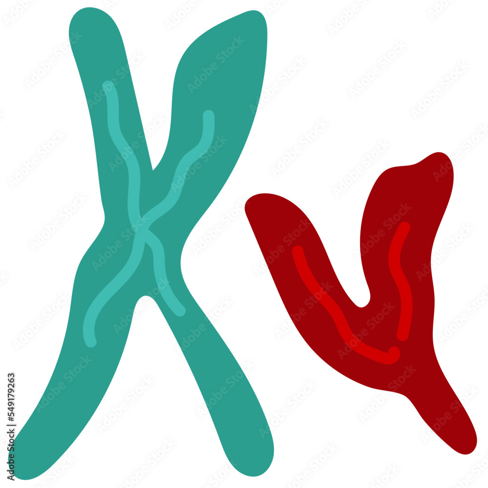 Wall mural chromosome icon