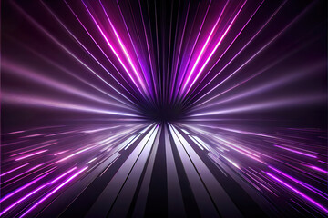 abstract pink purple background, glowing light rays as multicolor wallpaper header