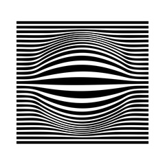 illusion like poppy seed .Vector black and white wavy background. Stylish texture with wavy stripes lines.Trendy cover background design line black curve.Abstract wavy .