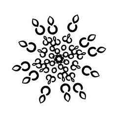 Abstract striped texture with bold monochrome waves . Creative background with blots .Vector seamless pattern . Abstract striped texture with bold monochrome waves .