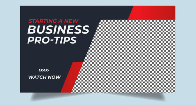 Editable youtube thumbnail design for any youtube videos customizable video thumbnail design video cover fully editable thumbnail template for social media concept. 