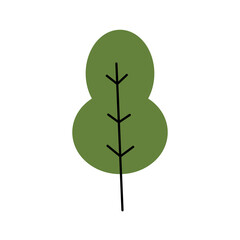 cute simple tree illustration