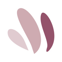 Leaf in trendy illustration design