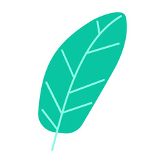 Guava leaf in trendy illustration design