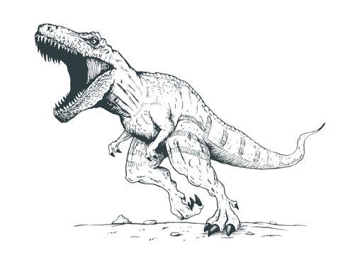 T Rex Running Stock Illustrations – 43 T Rex Running Stock Illustrations,  Vectors & Clipart - Dreamstime