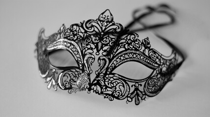 traditional mask on a white background