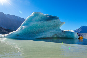 Tasman glacier iceberg