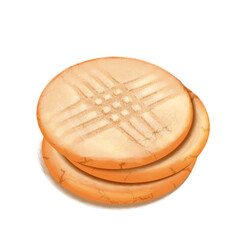 Baked cookies