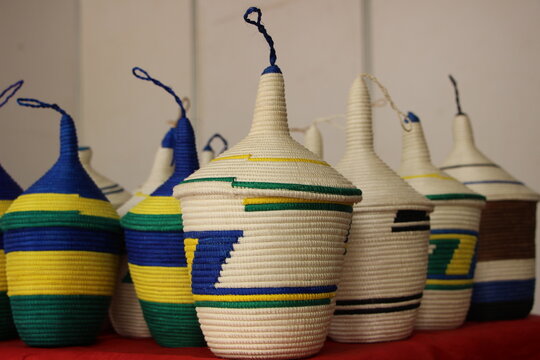 Various and wonderful pictures of crafts and landscapes from Rwanda