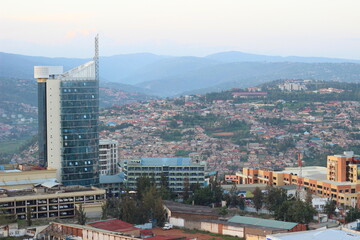 Naklejka premium Various and wonderful pictures of crafts and landscapes from Rwanda
