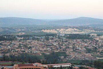 Obraz premium Various and wonderful pictures of crafts and landscapes from Rwanda