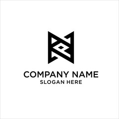 Minimal trendy monogram art logo. Monogram professional elegant awesome artistic MP PM initial based Alphabet icon logo. Initials Business logo.