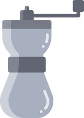 Portable coffee grinder, Icon.