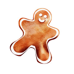 Christmas Cookies Watercolor illustration