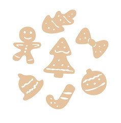 Pierniki ilustracja Gingerbreads illustration