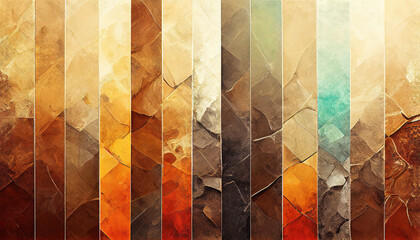 Abstract striped pattern in earth tones as wallpaper background
