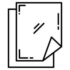 blank paper icon