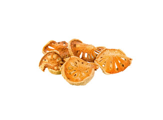 dried quince  isolated on transparent png