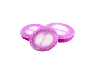 Onion slice   isolated  on  transparent  npg