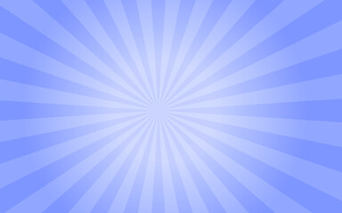 Sun rays retro vintage style on blue background, Sunburst pattern background. Rays. Summer banner vector illustration