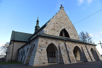 Fototapeta na wymiar Chlewiska,kościół-mazowieckie Polska