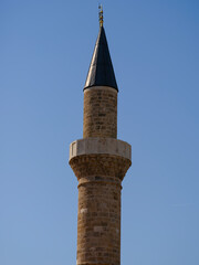 beautiful minaret of an old mosque
