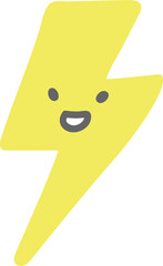 Lightning weather emoji