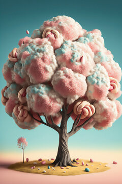 Cotton Candy Tree