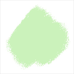 A green delicate cute spot of paint without a background. Vector brushstroke for backgrounds and other designs.