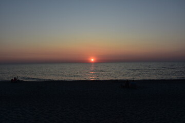 Sonnenuntergang am Meer