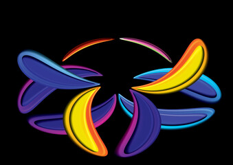 Abstract background color gradient