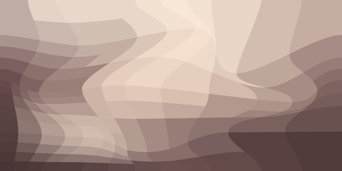 Coffee-milk gradient of quadrangles. Colorful abstract gradient consisting of rectangles. Spectral dynamic background of square shape. Geometric collection. Vector.