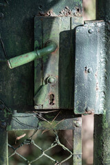 Old Rusty Door Buckle