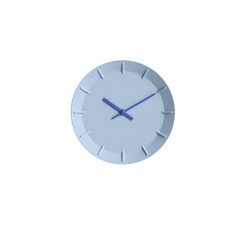 3d illustration of modern clock isolated on transparent background