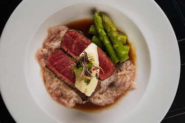 meat steak restaurant dish
