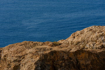 Fototapeta na wymiar sea view and beautiful rocks