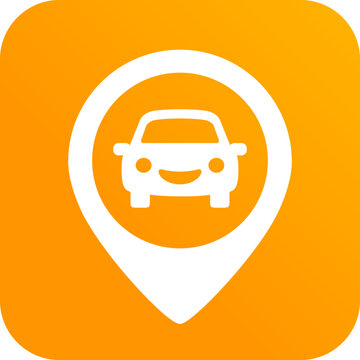recommend clip art: Car sharing app icon
