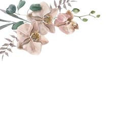 Obraz na płótnie Canvas flower background for invitation and greeting card 