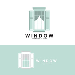Home Window Logo, Home Interior icon design